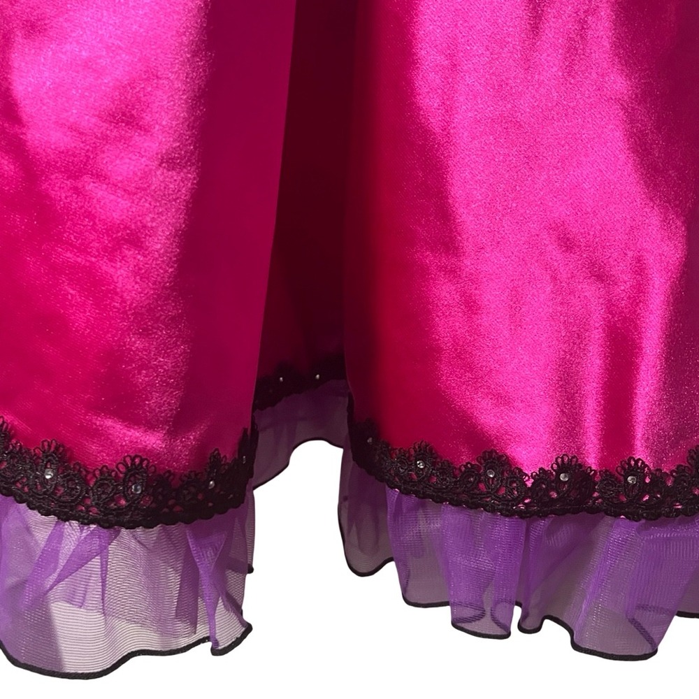 Weissman Girls Pink Sequin Dance Costume Dress Can You Can Can Size MC (10/12) - Picture 12 of 12